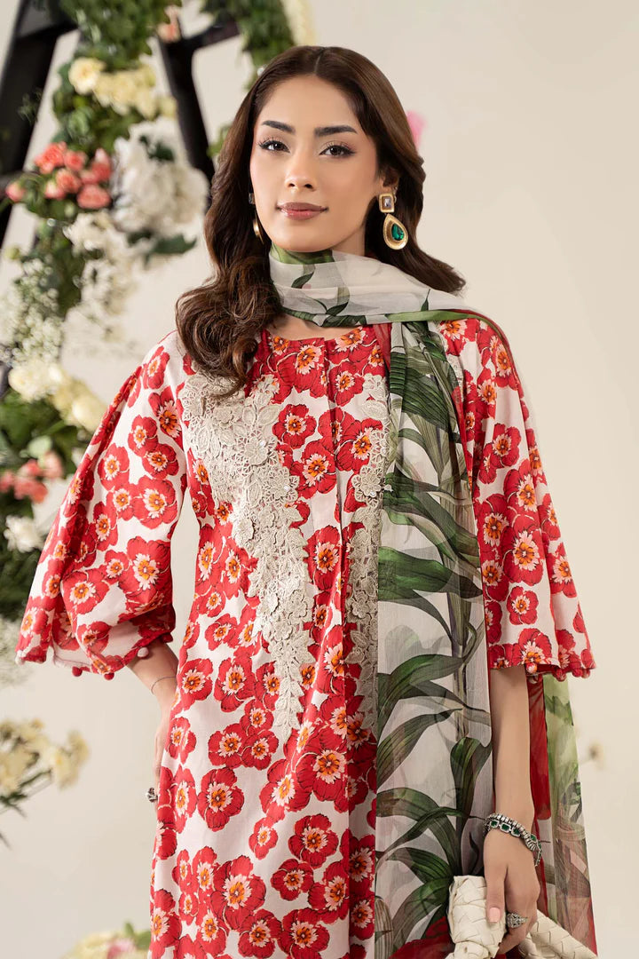 3 Piece Embroidered Lawn Suit UGH-342-A