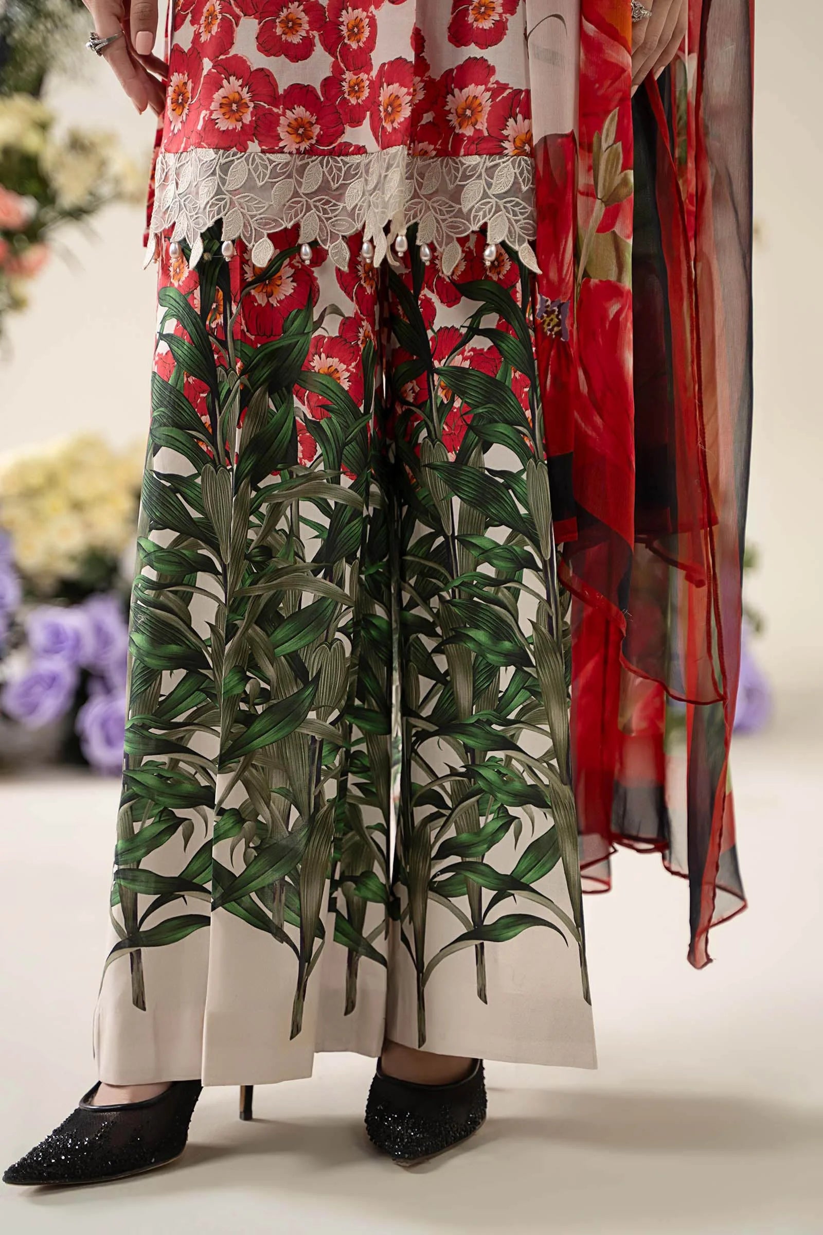 3 Piece Embroidered Lawn Suit UGH-342-A