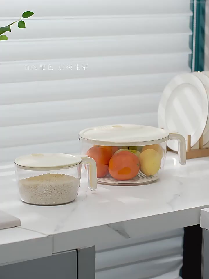 2-in-1 Rice, Fruit & Vegetable Washing Bowl