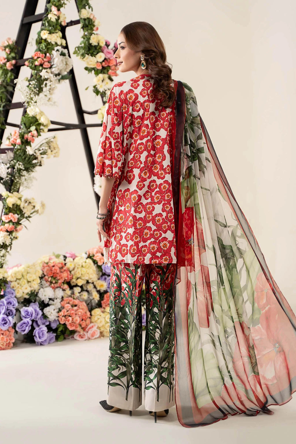 3 Piece Embroidered Lawn Suit UGH-342-A