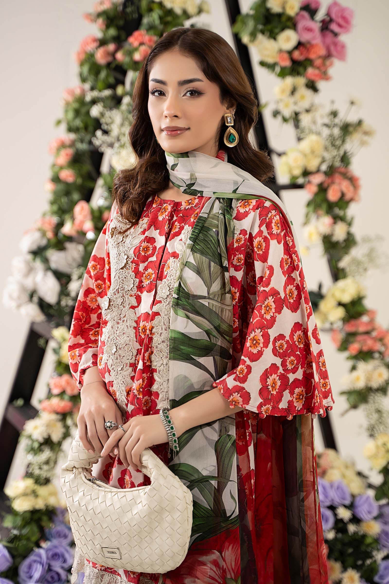 3 Piece Embroidered Lawn Suit UGH-342-A